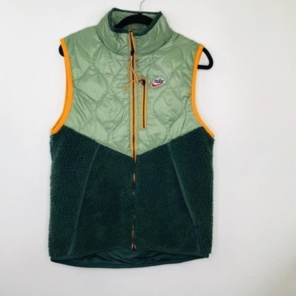 Nike Other - Nike Heritage Fleece Vest Men Size Small  Green Sage